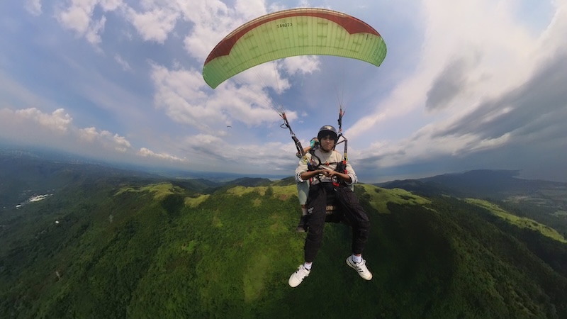 Flying over Mt Sembrano in Pililia site